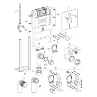 GEBERIT-DUOFIX für Wand-WC Bauhöhe 820 mm (111.003)