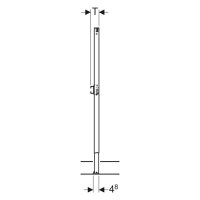 Geberit-Duofix für Aufputz-Bade und Brausebatterie Bauhöhe 1120mm