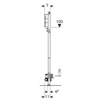 GEBERIT-DUOFIX für Dusche Bauhöhe 1300 mm, d40 (111.581)