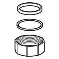 Geberit Überwurfmutter zu AP-Spülkasten Serie 140.xxx inkl.Dicht.+Schleifring