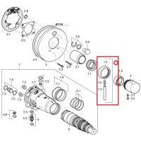 HA Absperrhebel komplett Designo chrom