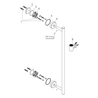 HG Brausenstange Unica Comfort 900mm chrom