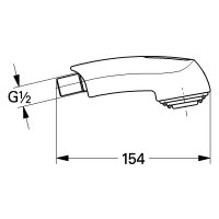 Grohe Spülbrause chrom/fehgrau Nachfolger von 46252