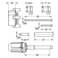 GROHE Verlängerung 14056 für EHM-FMS für...