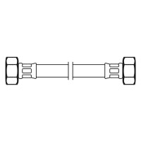 sanibel-Flex.-Schlauch Edelstahlumf. DN8 TW 1/2"IG x 1/2"IG 1000mm lang