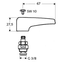 Schell-Innenoberteil DN 10 (3/8") Nr. 22 208