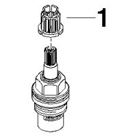 Dornbracht Keramik-Innenoberteil 1/2" 7 mm...