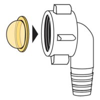 Haas Schmutzfangsiebe zu Schlauchverschr. 3/4"