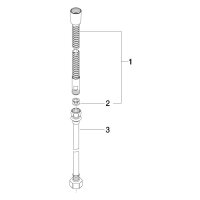 Dornbracht Metallschlauch zu Wannenrand- armatur 200 cm