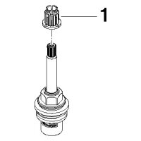 Dornbracht UP-Keramik-Innenoberteil 3/4" rechts schliessend