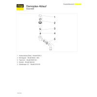 Domoplex-Brausew.Ablaufgarn.f.* 52 mm Ablaufloch m. Farbset vchr