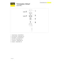 Tempoplex-Ablaufgarnitur Grundset für 90mm Ablaufloch senkrecht Nr. 6962.1