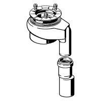 Tempoplex-Ablaufgarnitur Grundset für 90mm Ablaufloch senkrecht Nr. 6962.1