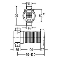 Viega-Unterputz-Rohrunterbrecher DN 20 (3/4") Nr....