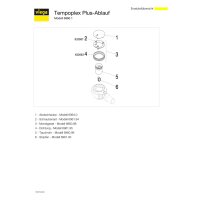 Tempoplex-Plus-Ablaufgarnitur Grundset 90mm Ablaufloch waagrecht Nr. 6960.1