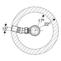 Geberit Ablaufgarnitur Grundset Uniflex D52 für 52 mm Ablaufloch