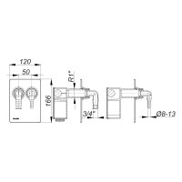 DALLMER Anschlussset Waschgeräte-Siphon 4000.2...