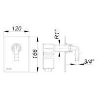 DALLMER Anschlussset Waschgeräte-Siphon 4000.1...