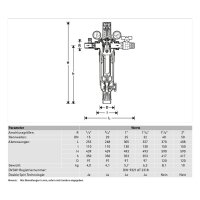 Resideo Hauswasser-Station TOP HS10S rücksp. u. ausspülb. ms AA 1 1/2"