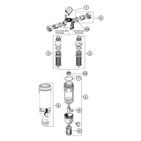 Resideo Hauswasser-Feinfilter F76S Messing, AA, R1